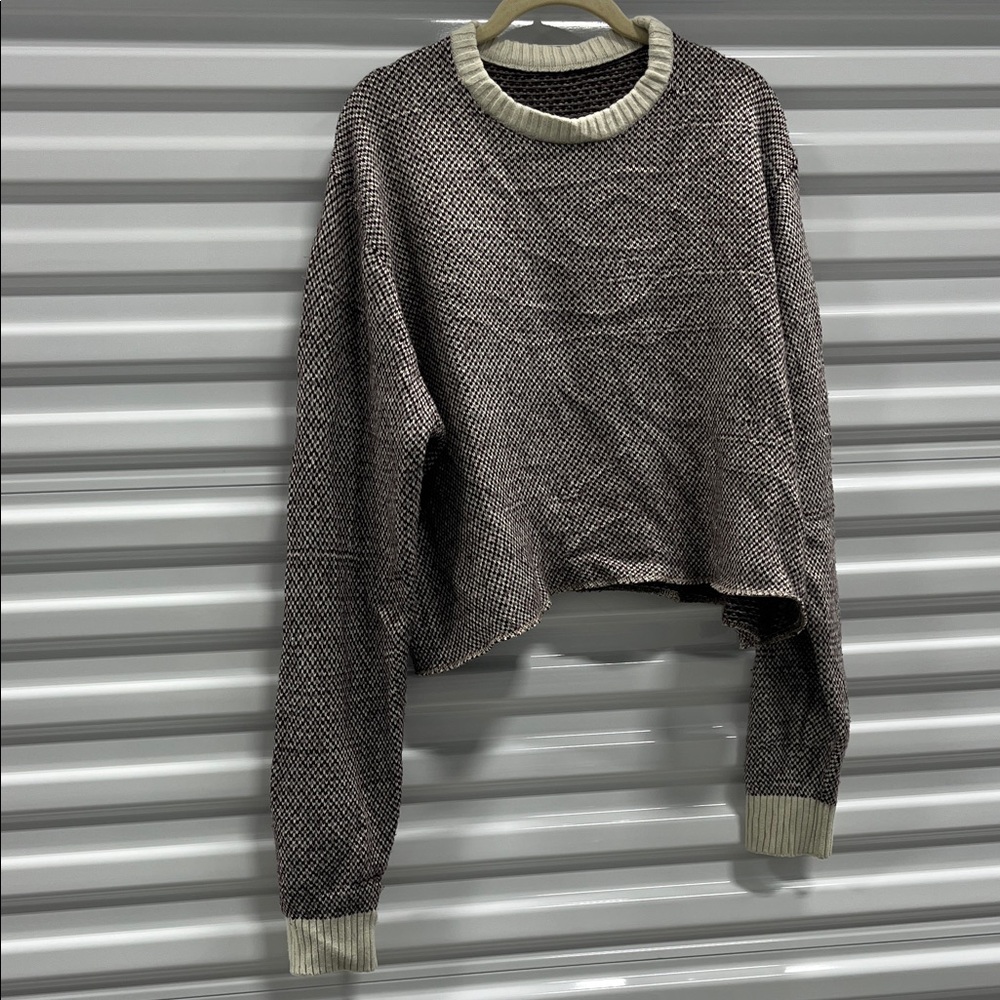 VTG reworked & cropped women's sweater